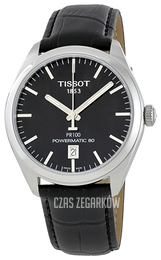 Tissot PR 100 Automatic Gent Czarny/Skóra Ø39 mm T101.407.16.051.00