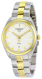 Tissot PR 100 Gent Srebrny/Stal w odcieniu złota Ø39 mm T101.410.22.031.00