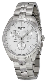Tissot PR 100 Chronograph Gent Srebrny/Stal Ø41 mm T101.417.11.031.00