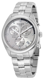Tissot PR 100 Chronograph Gent Szary/Stal Ø41 mm T101.417.11.071.00