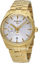 Tissot Pr 100 Srebrny/Stal w odcieniu złota Ø39 mm T101.452.33.031.00