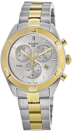Tissot Pr 100 Srebrny/Stal w odcieniu złota Ø38 mm T101.917.22.031.00