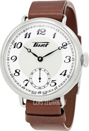 Tissot Heritage Biały/Skóra Ø45 mm T104.405.16.012.00