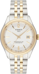 Tissot T-Classic Srebrny/Stal w odcieniu złota Ø41 mm T108.408.22.037.00