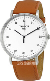 Tissot T-Classic Biały/Skóra Ø42 mm T109.610.16.037.00