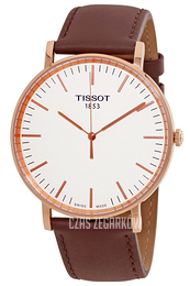 Tissot T-Classic Biały/Skóra Ø42 mm T109.610.36.031.00