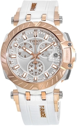 Tissot T-Race Srebrny/Guma Ø43 mm T115.417.27.011.01