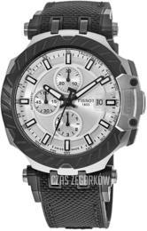 Tissot T-Race Srebrny/Guma Ø45 mm T115.427.27.031.00
