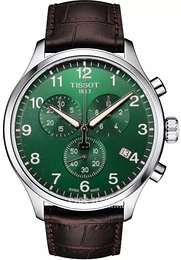 Tissot T-Sport Zielony/Skóra Ø45 mm T116.617.16.092.00