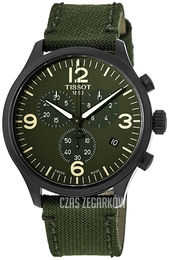 Tissot T-Sport Zielony/Skóra Ø45 mm T116.617.37.097.00