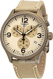 Tissot T-Sport Beżowy/Skóra Ø45 mm T116.617.37.267.01