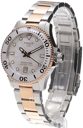 Tissot Seastar 1000 Biały/Stal w kolorze różowego złota Ø36 mm T120.210.22.111.00