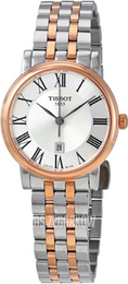 Tissot Carson Srebrny/Stal w kolorze różowego złota Ø30 mm T122.210.22.033.01