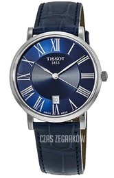 Tissot Carson Niebieski/Skóra Ø40 mm T122.410.16.043.00