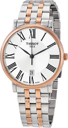 Tissot Carson Srebrny/Stal w kolorze różowego złota Ø40 mm T122.410.22.033.00