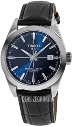 Tissot T-Classic Niebieski/Skóra Ø40 mm T127.407.16.041.01
