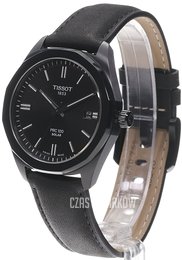 Tissot PRC 100 Solar Czarny/Skóra Ø39 mm T151.422.36.051.00