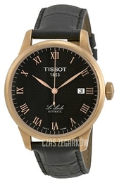 Tissot T-Classic Le Locle Automatic Czarny/Skóra Ø39.3 mm T41.5.423.53