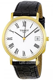 Tissot T-Classic Biały/Skóra Ø34 mm T52.5.421.13