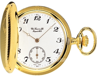 Tissot T-Pocket Savonnette Mechanical Biały Ø50 mm T83.4.402.12