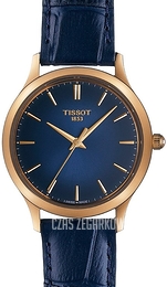 Tissot T-Gold Niebieski/Skóra Ø32 mm T926.210.76.041.00
