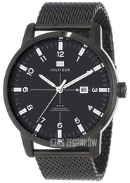 Tommy Hilfiger Czarny/Stal Ø44 mm 1710328