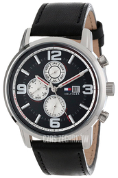 Tommy Hilfiger Gabe Czarny/Skóra Ø44 mm 1710335