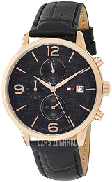 Tommy Hilfiger Czarny/Skóra Ø42 mm 1710358