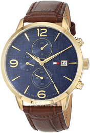 Tommy Hilfiger Niebieski/Skóra Ø42 mm 1710359
