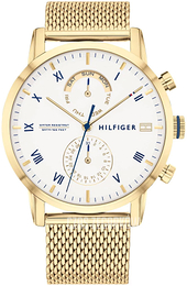 Tommy Hilfiger Multifunction Biały/Stal w odcieniu złota Ø44 mm 1710403