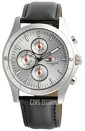 Tommy Hilfiger Srebrny/Skóra Ø45.5 mm 1780646