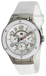 Tommy Hilfiger Biały/Guma Ø39.9 mm 1781320