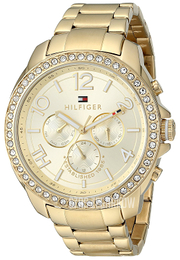 Tommy Hilfiger Serena Szampański/Stal w odcieniu złota Ø42 mm 1781465