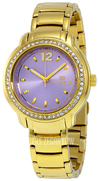 Tommy Hilfiger Callie Purpurowy/Stal w odcieniu złota Ø35 mm 1781561