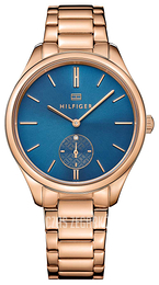 Tommy Hilfiger Sofia Niebieski/Stal w kolorze różowego złota Ø38 mm 1781579