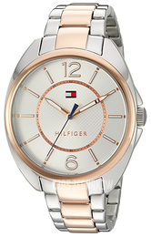 Tommy Hilfiger Charlie Srebrny/Stal w kolorze różowego złota Ø38 mm 1781696