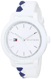 Tommy Hilfiger Srebrny/Guma Ø38 mm 1781812