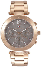 Tommy Hilfiger Szary/Stal w kolorze różowego złota Ø38 mm 1781879