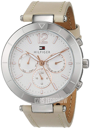 Tommy Hilfiger Chloe Srebrny/Skóra Ø38 mm 1781880