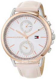 Tommy Hilfiger Carly Biały/Skóra Ø42 mm 1781913