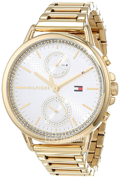 Tommy Hilfiger Carly Srebrny/Stal w odcieniu złota Ø42 mm 1781916