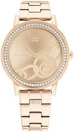 Tommy Hilfiger Maya Różowe złoto/Stal w kolorze różowego złota Ø34 mm 1782436