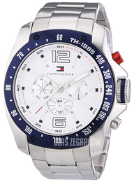 Tommy Hilfiger Biały/Stal Ø46 mm 1790871
