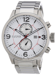 Tommy Hilfiger Biały/Stal Ø46 mm 1790891