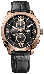 Tommy Hilfiger Czarny/Skóra Ø44 mm 1790969
