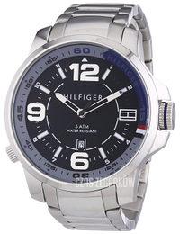 Tommy Hilfiger Czarny/Stal Ø46 mm 1791012