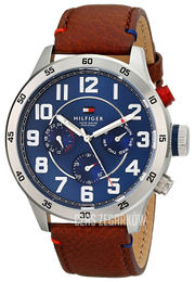 Tommy Hilfiger Trent Niebieski/Skóra Ø46 mm 1791066