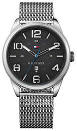 Tommy Hilfiger Conner Czarny/Stal Ø44 mm 1791161