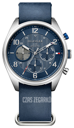 Tommy Hilfiger Corbin Niebieski/Skóra Ø44 mm 1791187