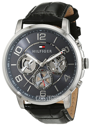 Tommy Hilfiger Keagan Szary/Skóra Ø44 mm 1791289